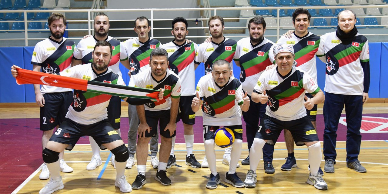 KTÜN'de Filistin’e destek formasıyla sahadalar