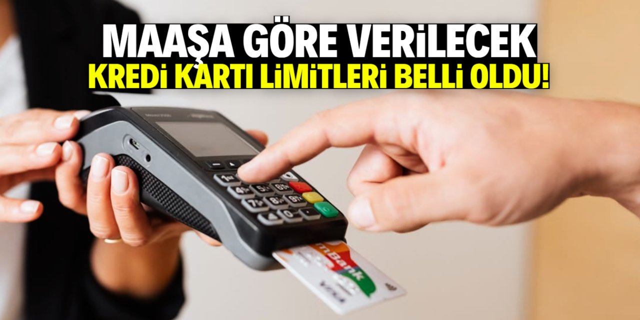 Kredi kartı limitlerinde yeni dönem! Maaşa göre limitiniz böyle düşecek