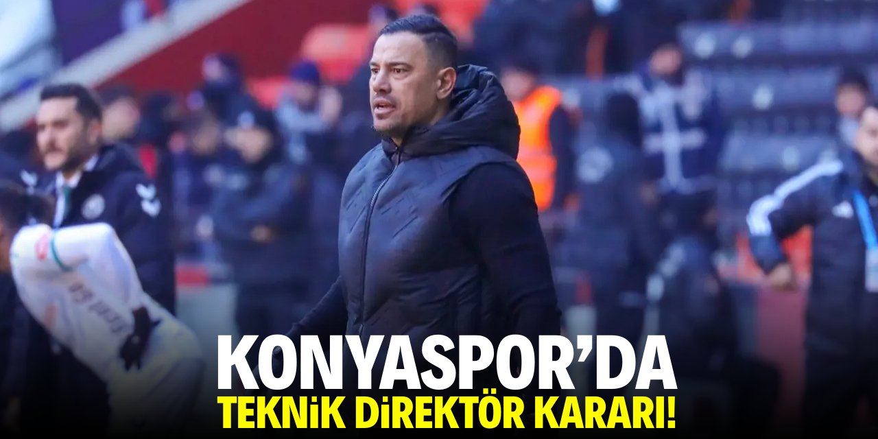 Konyaspor’dan teknik direktör kararı!