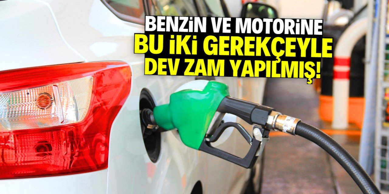 Benzin ve motorine neden zam geldiği belli oldu