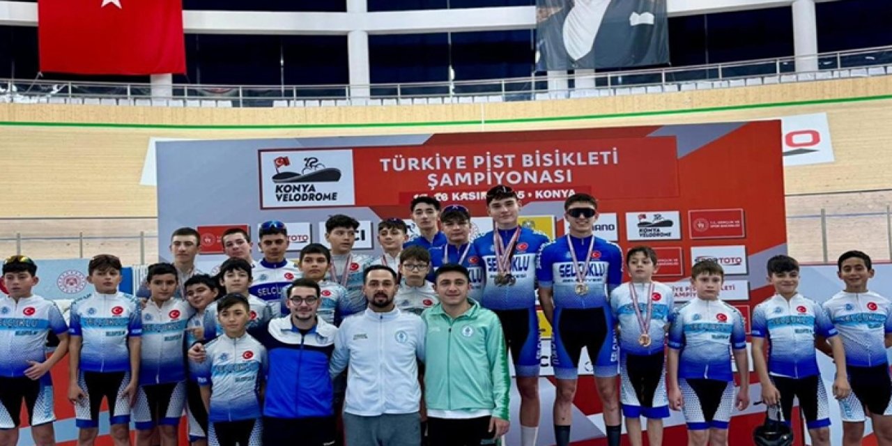 Bisiklet yarışlarında Selçuklu’dan 11 madalya