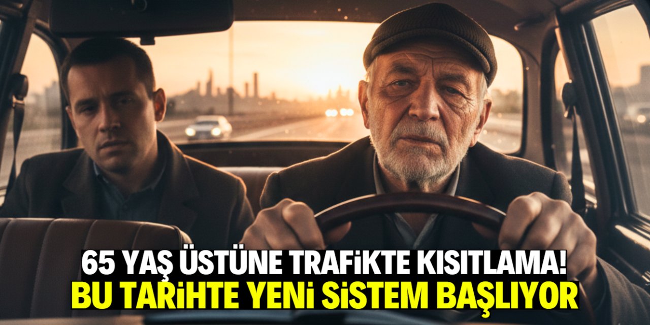 65 yaş üstüne trafikte kısıtlama getiriliyor! Bu tarihte yeni sistem başlıyor