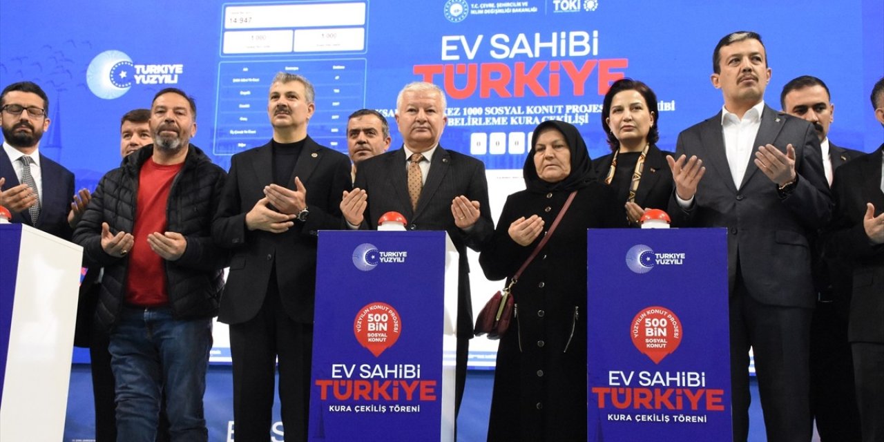 Yüzyılın Konut Projesi'nde bir ilin daha kuraları çekildi