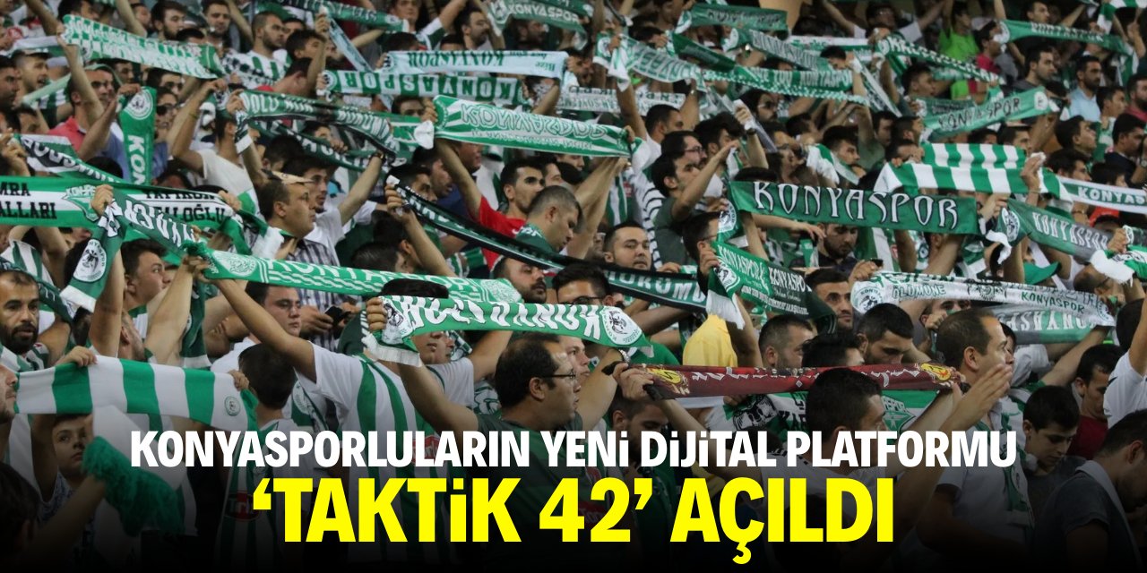 Konyasporluların yeni dijital stadyumu 'Taktik 42' açıldı
