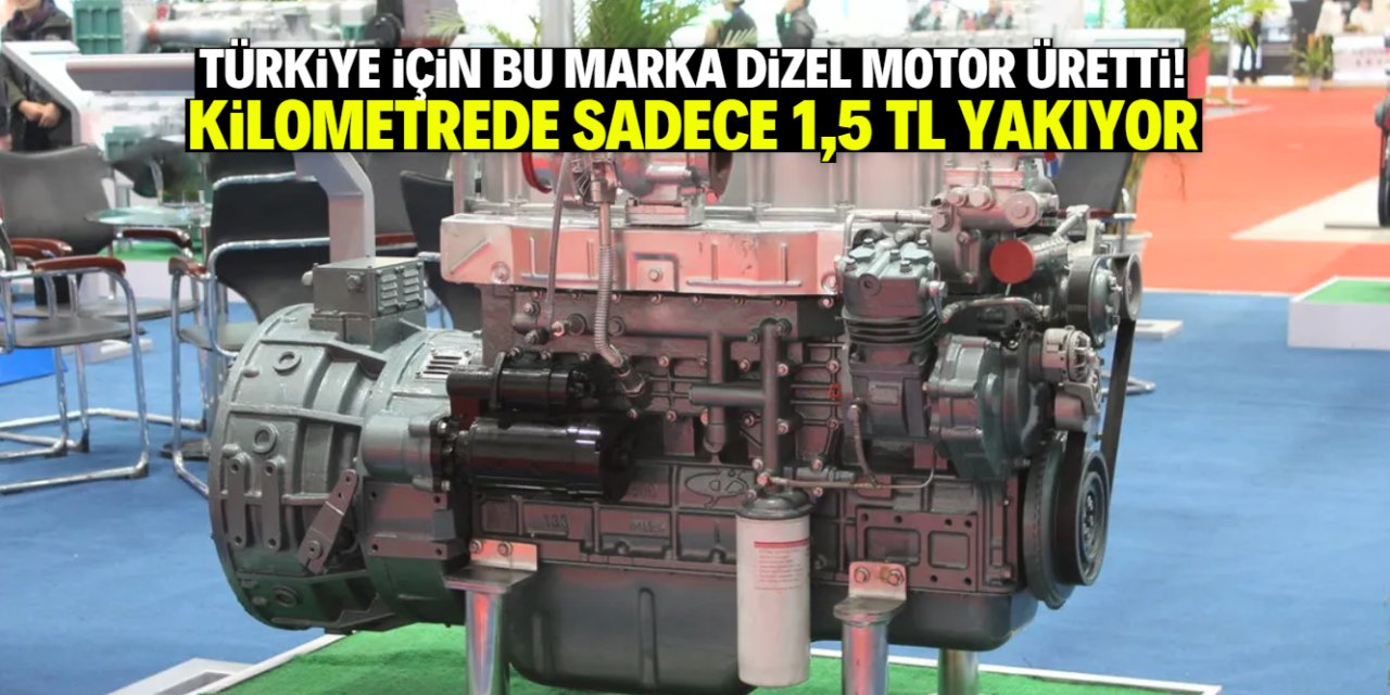 Türkiye için yeni dizel motor müjdesi! Kilometrede sadece 1,5 TL yakıyor