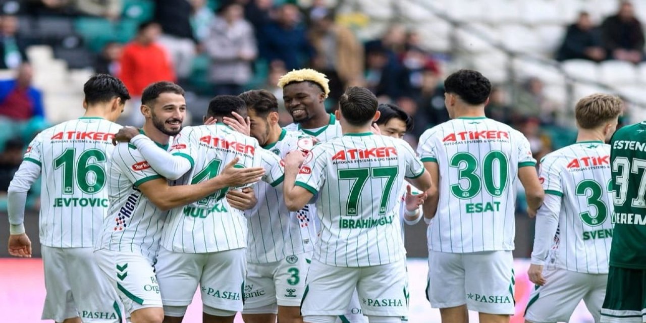 Konyaspor'dan rahat galibiyet: 5-0