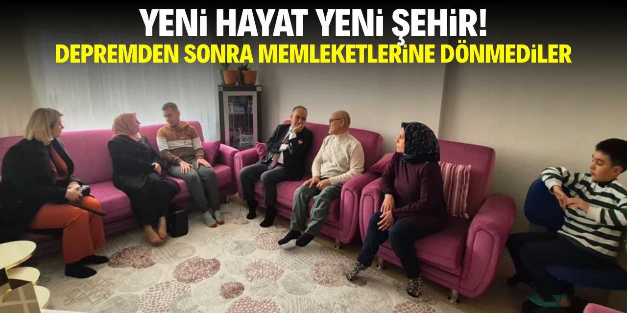 Yeni hayat yeni şehir! Depremden sonra Konya'ya yerleştiler