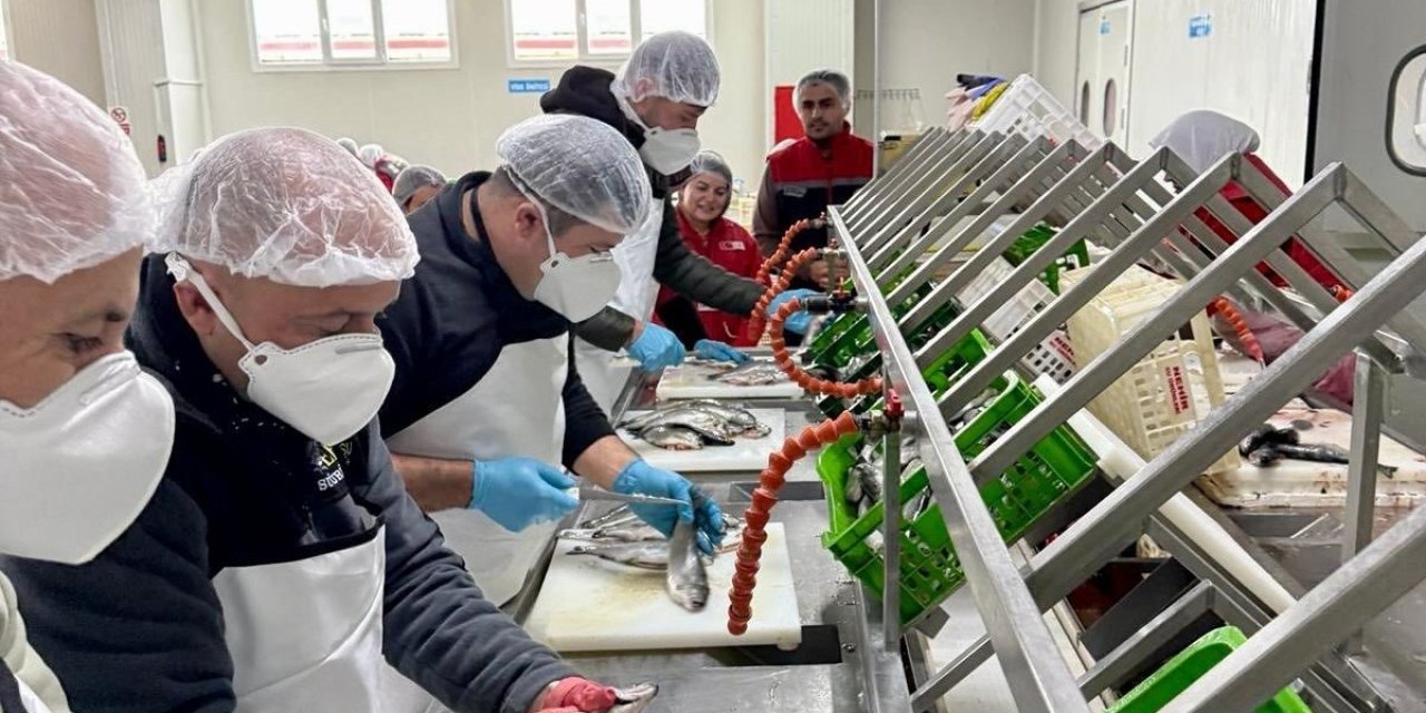 Konya'da 'Su Ürünleri İşleme Kursu' ilgi gördü