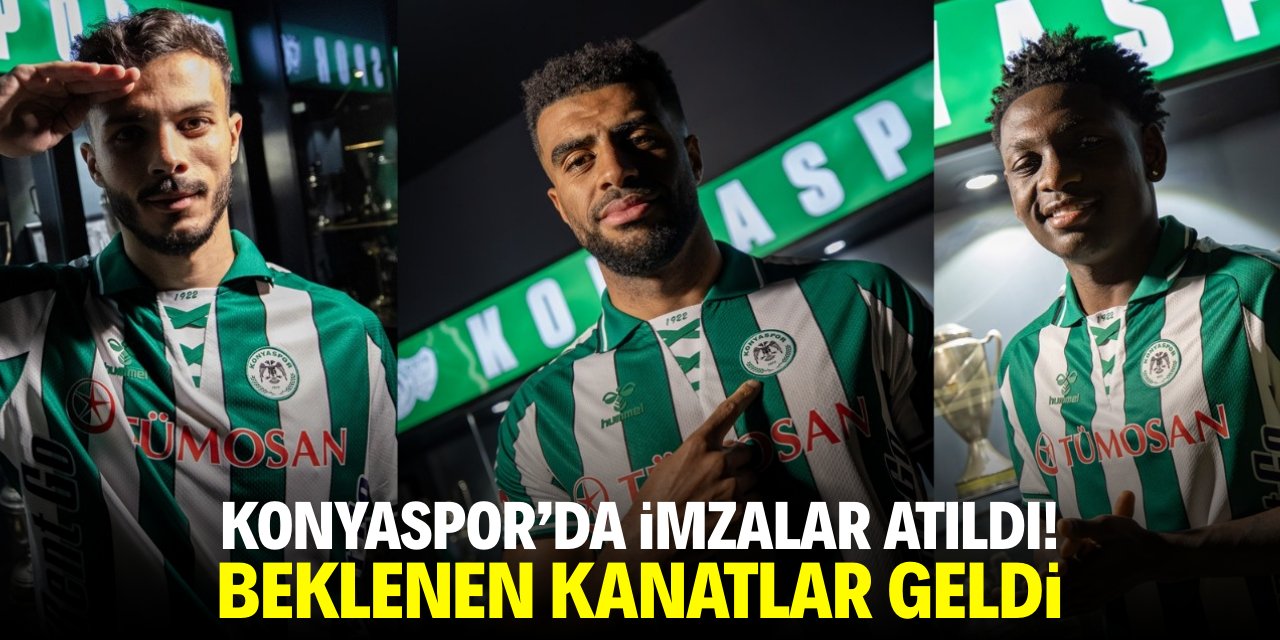 Konyaspor’da imzalar atıldı! Beklenen kanatlar geldi