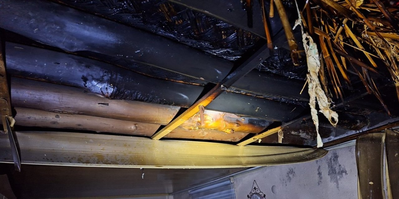 Müstakil evde çıkan yangın söndürüldü