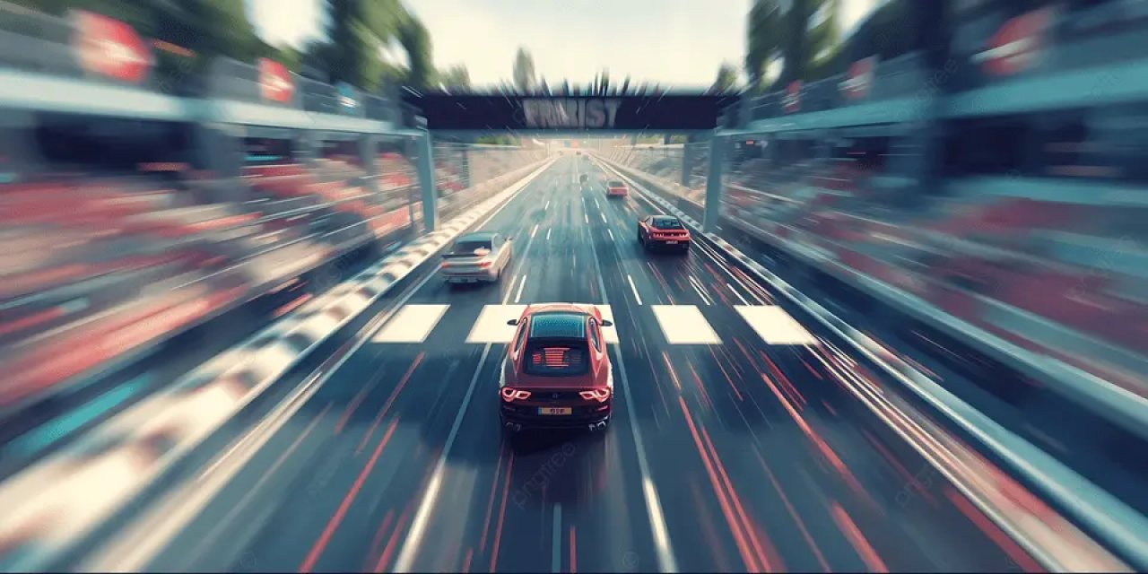 Konya’da yarış yapan sürücüler polisten kaçamadı