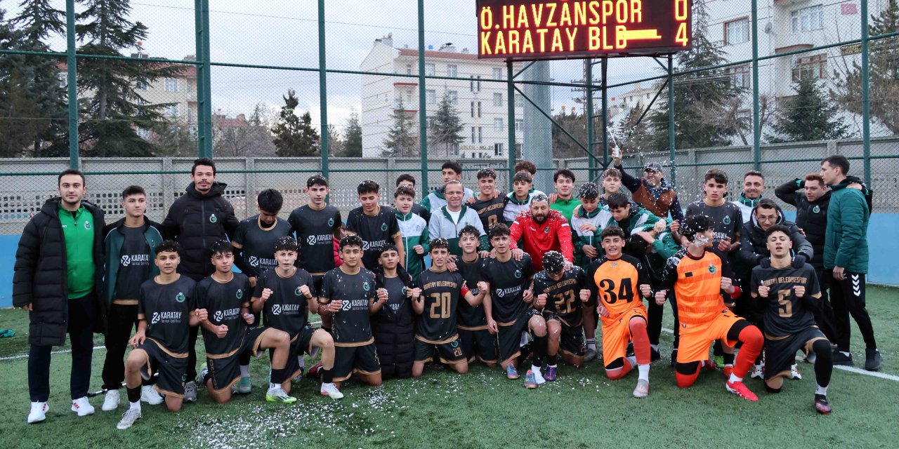 Karatay Belediyespor U16 Konya Şampiyonu oldu