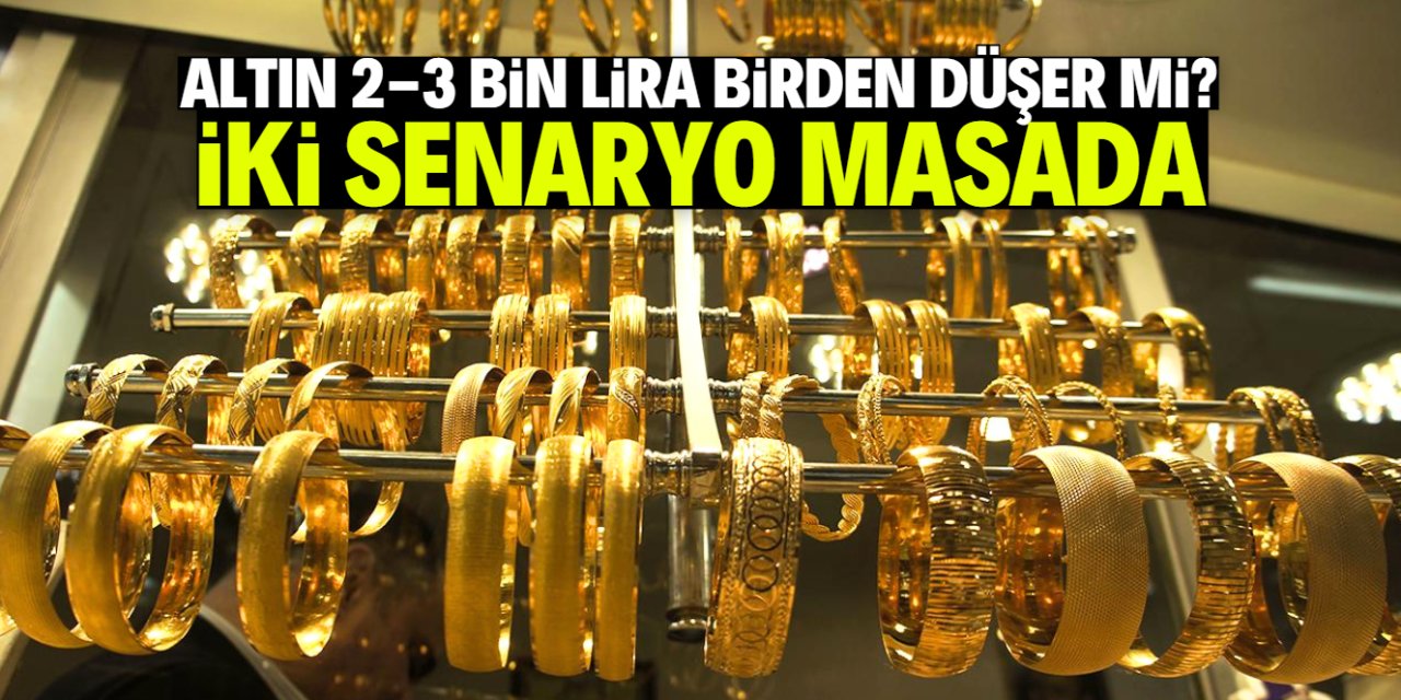 Altın en çok ne kadar düşer? İki senaryo masada