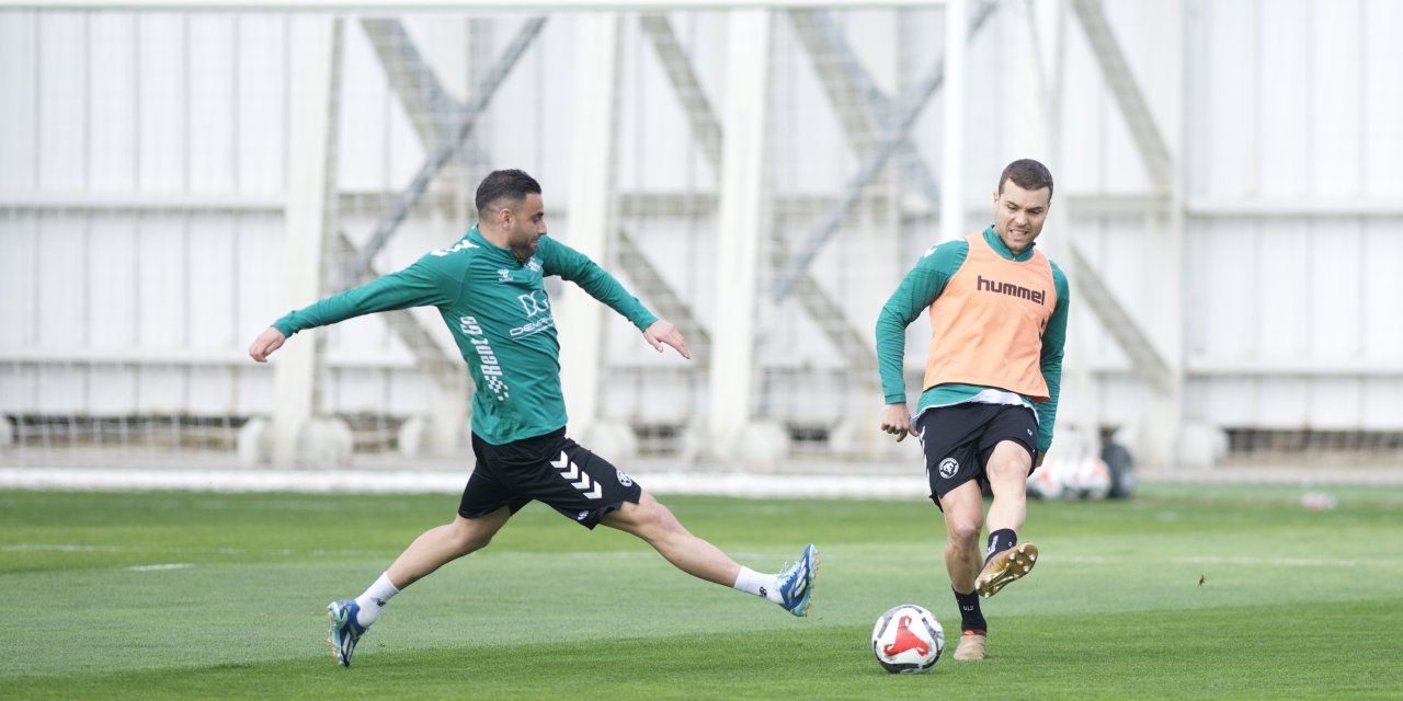 Konyaspor Alanya’ya sıkı hazırlanıyor