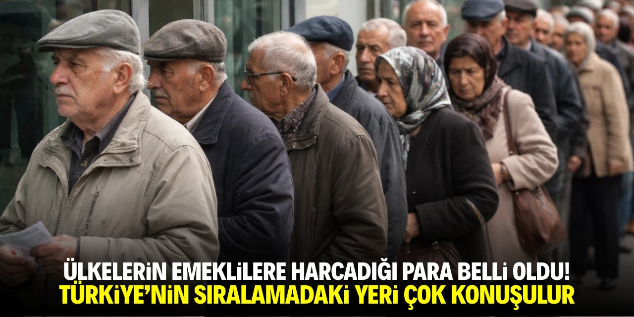 Ülkelerin emeklilere harcadığı para belli oldu! Türkiye'nin sıralamadaki yeri çok konuşulur