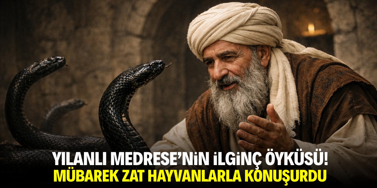 Yılanlı Medrese’nin ilginç hikayesi! Mübarek zat hayvanlarla konuşurdu