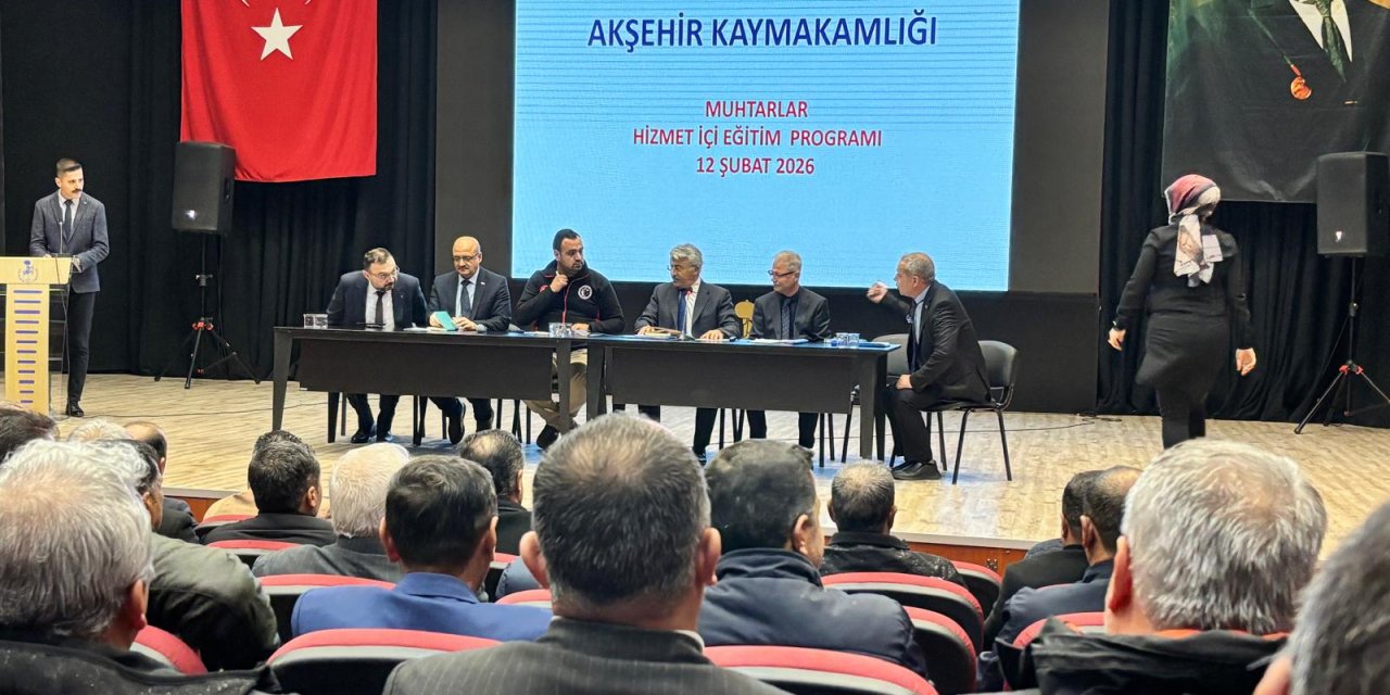 MAK Timleri Projesi  muhtarlara anlatıldı