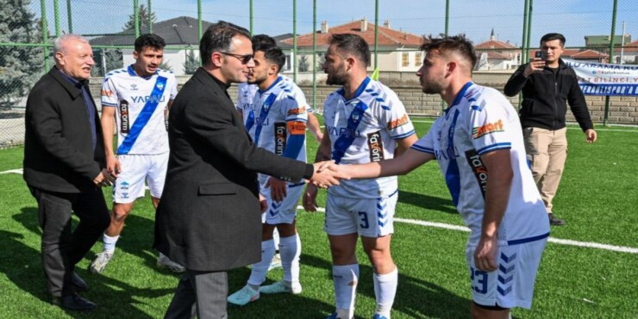 Kaymakam Canbolat ilçenin takımını yalnız bırakmadı