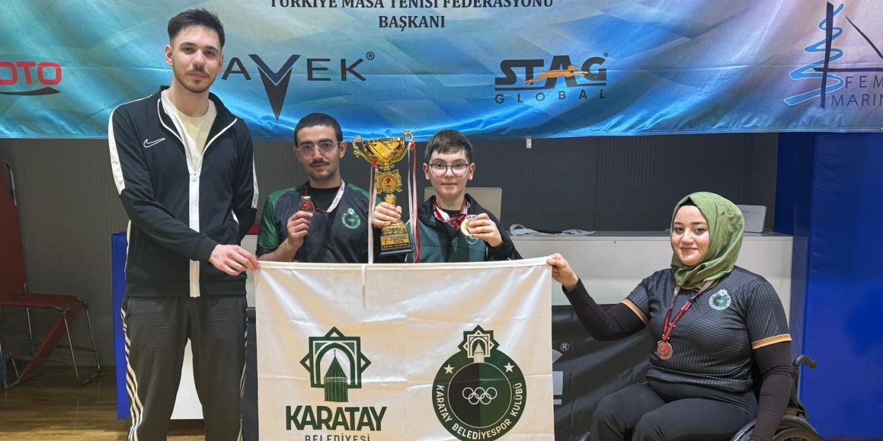 Paralimpik masa tenisi takımından 5 madalya