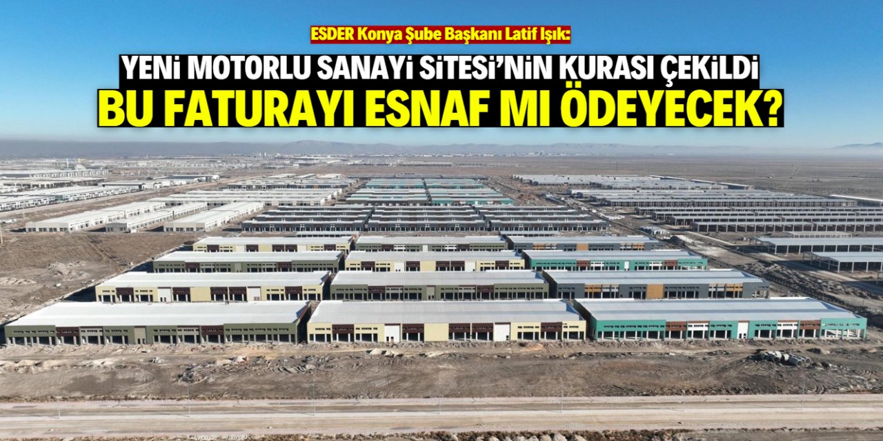 Latif Işık: Konya'da kura çektiniz ama bu faturayı kim ödeyecek?