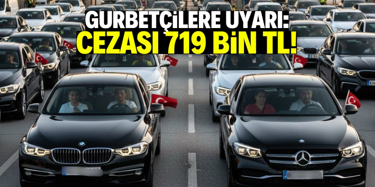 Gurbetçilere uyarı: Bu basit hatanın cezası 719 bin TL!