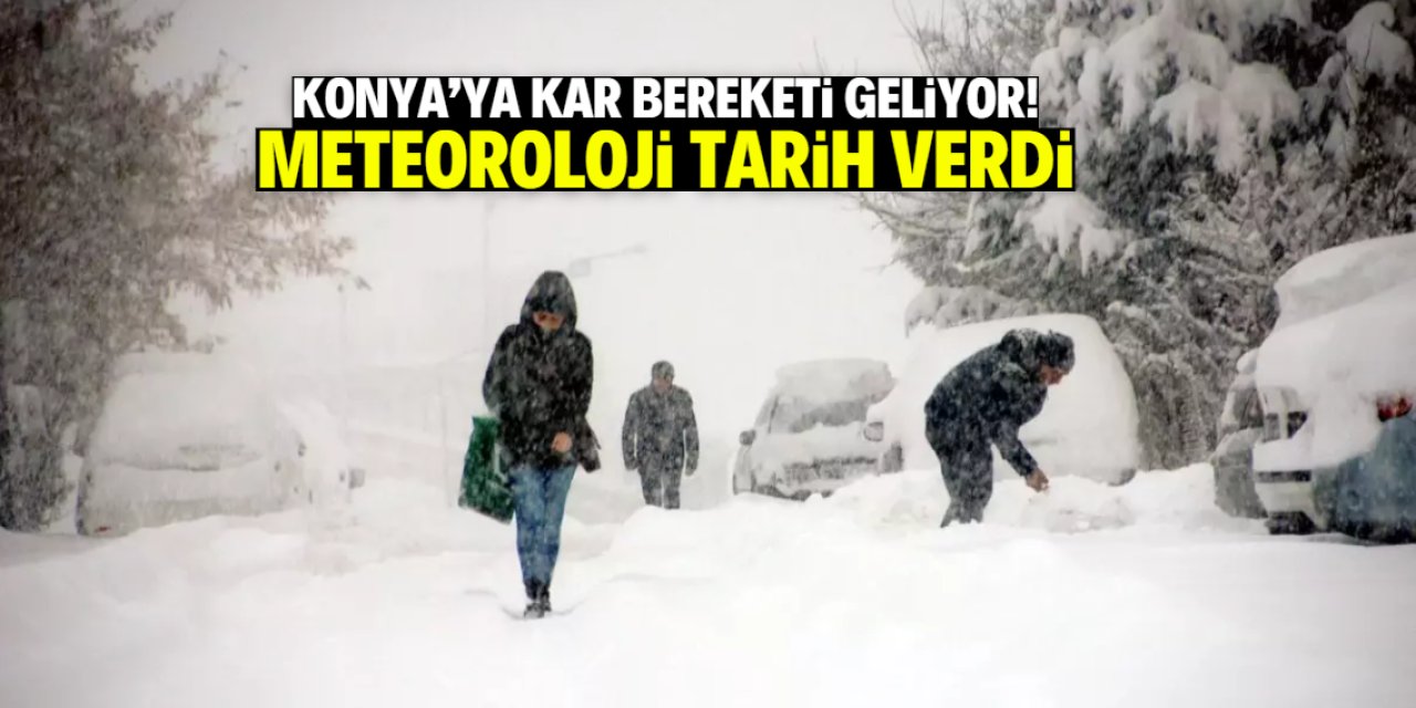 Mart kapıdan baktırmadan Konya'ya kar gelecek!