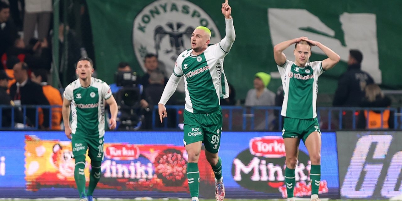 Konyaspor'da büyük zaferin mutluluğu yaşanıyor