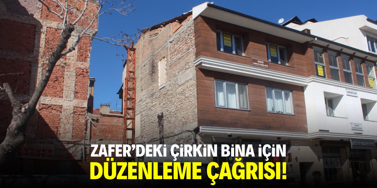 Zafer'deki çirkin bina için düzenleme çağrısı