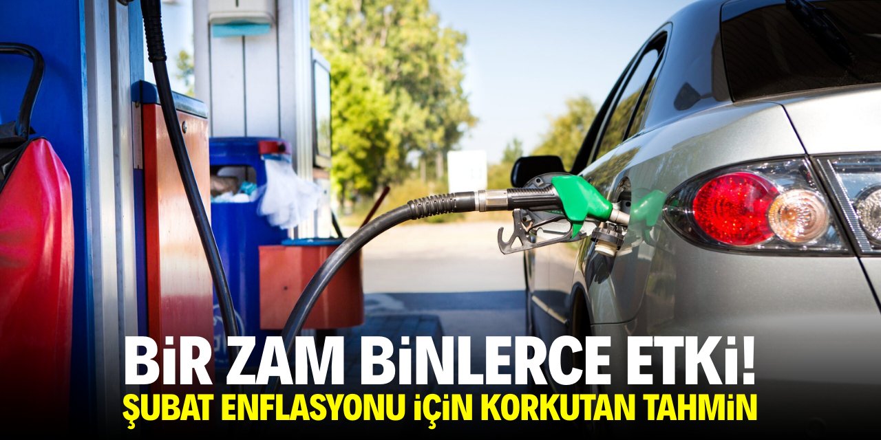 Bir zam binlerce etki! Şubat enflasyonu için korkutan tahmin