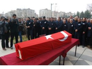 Firar Eden Mahkumların Öldürdüğü İnfaz Koruma Memuruna Hazin Tören