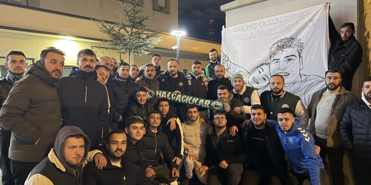 Konyaspor taraftarından Deniz Türüç’e destek ziyareti