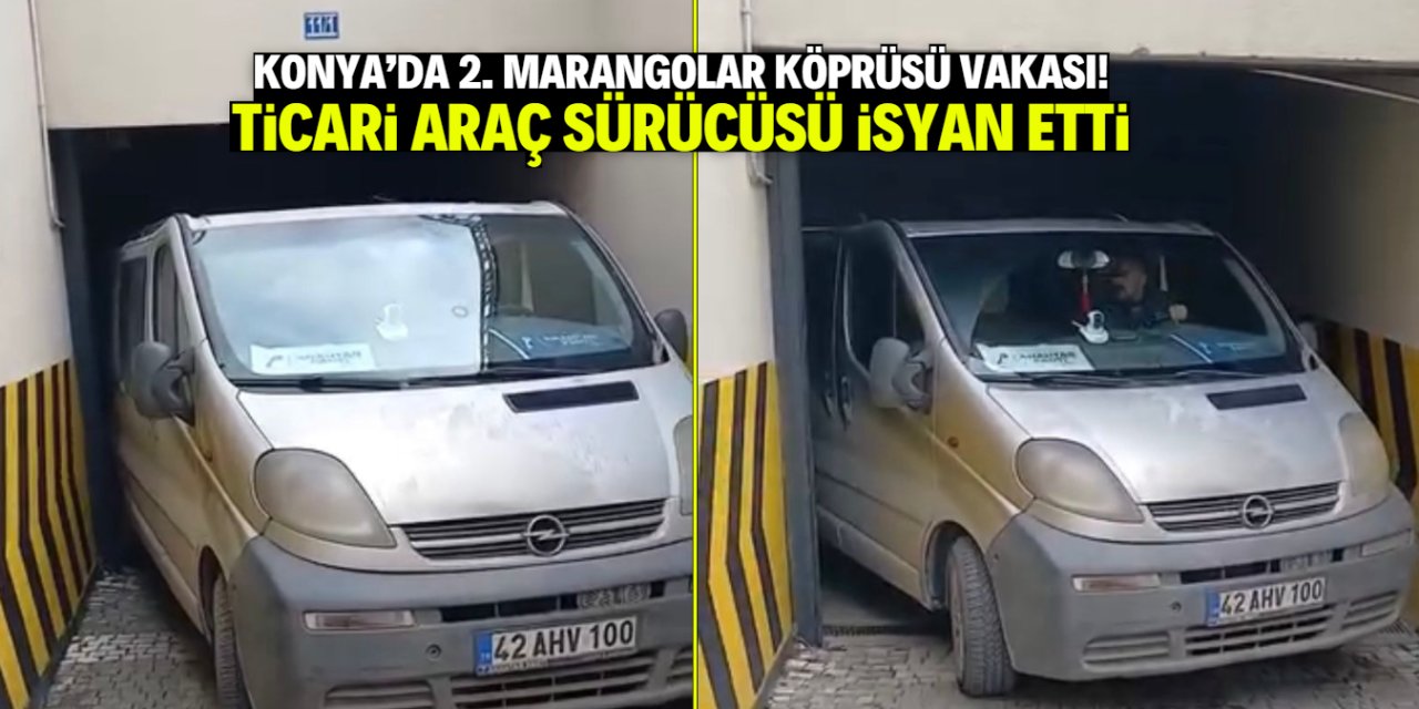 Konya'da 2. Marangozlar Köprülü Kavşağı vakası! Bu araçlar dönerken zorlanıyor