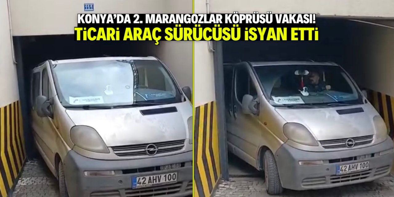 Konya'da 2. Marangozlar Köprülü Kavşağı vakası! Bu araçlar dönerken zorlanıyor