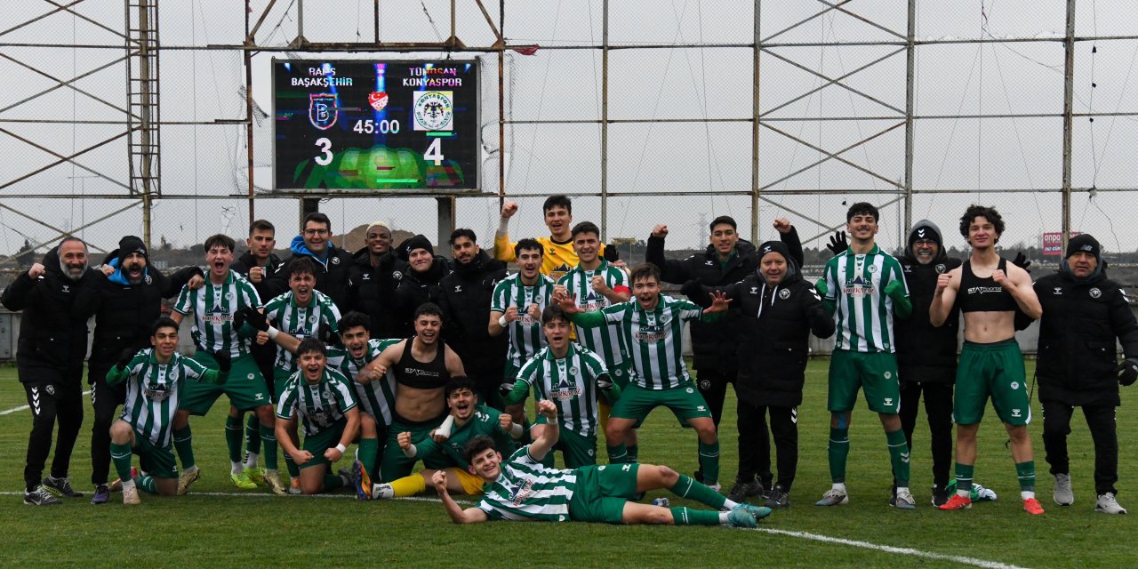 Konyaspor U19’dan İstanbul’da müthiş geri dönüş!