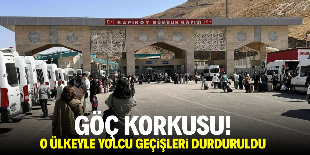 Göç korkusu! İran'la yolcu geçişleri durduruldu