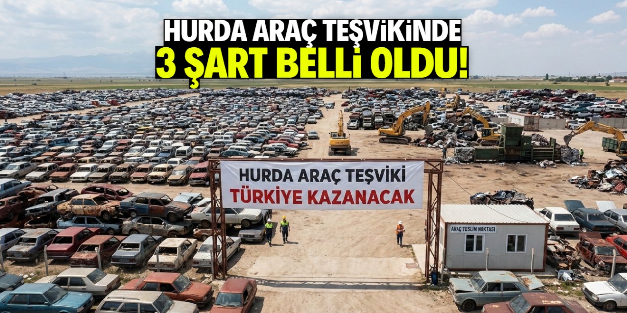 Hurda araç teşvikinin çıkması için son adım! 3 şart belli oldu