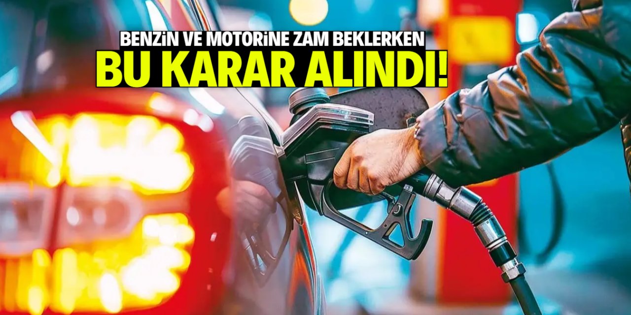 Benzin ve motorinde 9 TL zamdan vazgeçildi