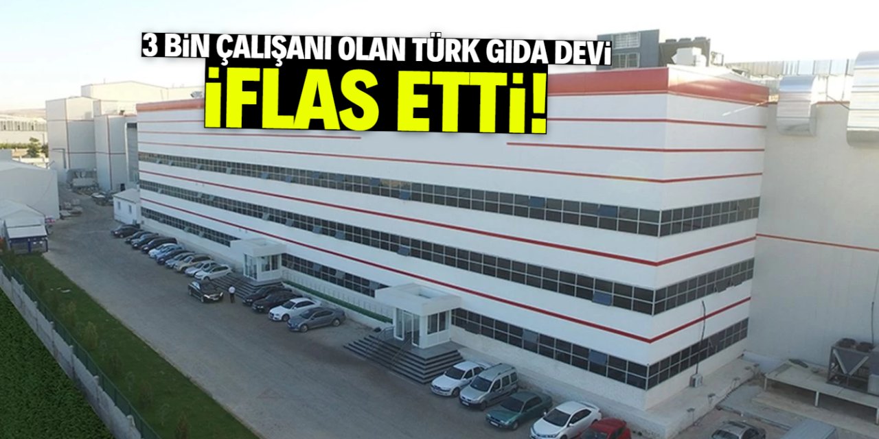 3 bin çalışanı olan Türk gıda devi iflas etti! İsmini 85 milyon biliyor