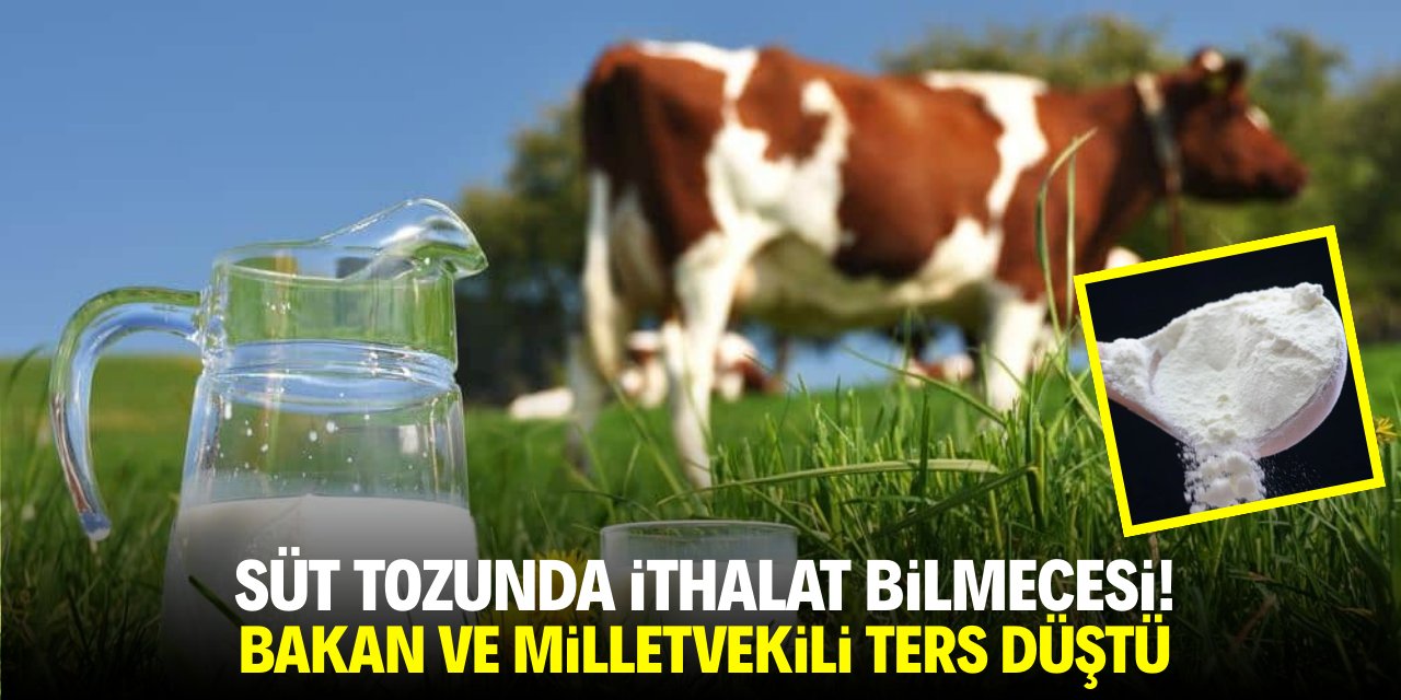 Süt tozunda ithalat bilmecesi! Bakan ve milletvekili ters düştü