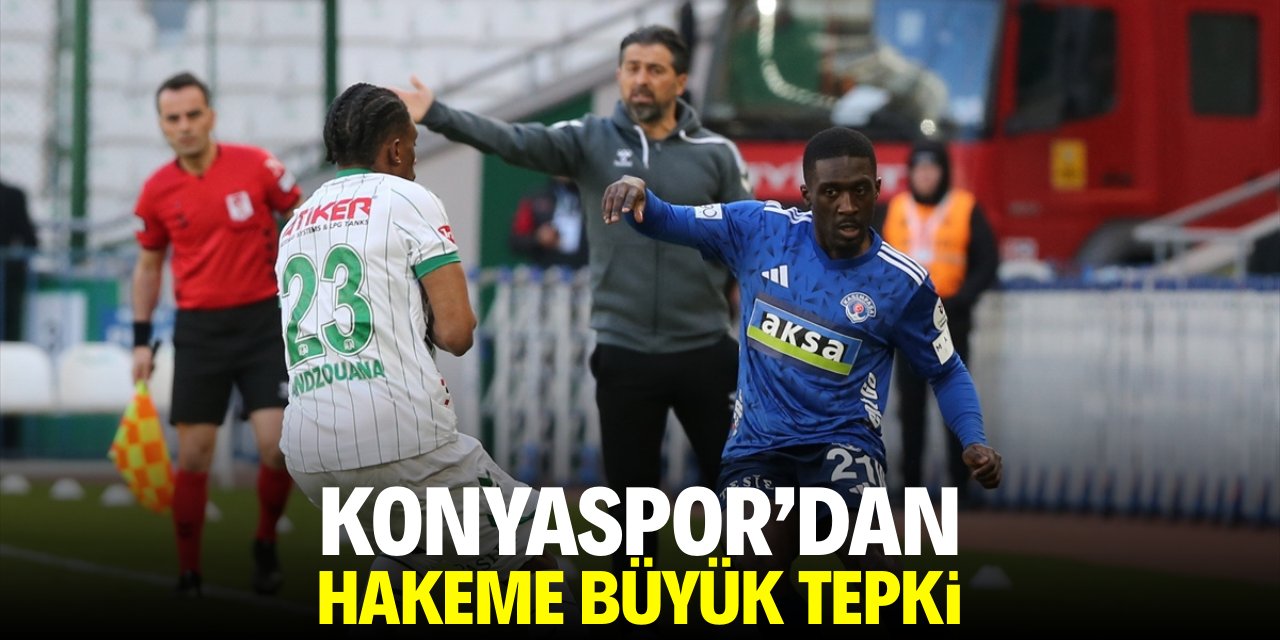 Konyaspor'dan hakeme tepki