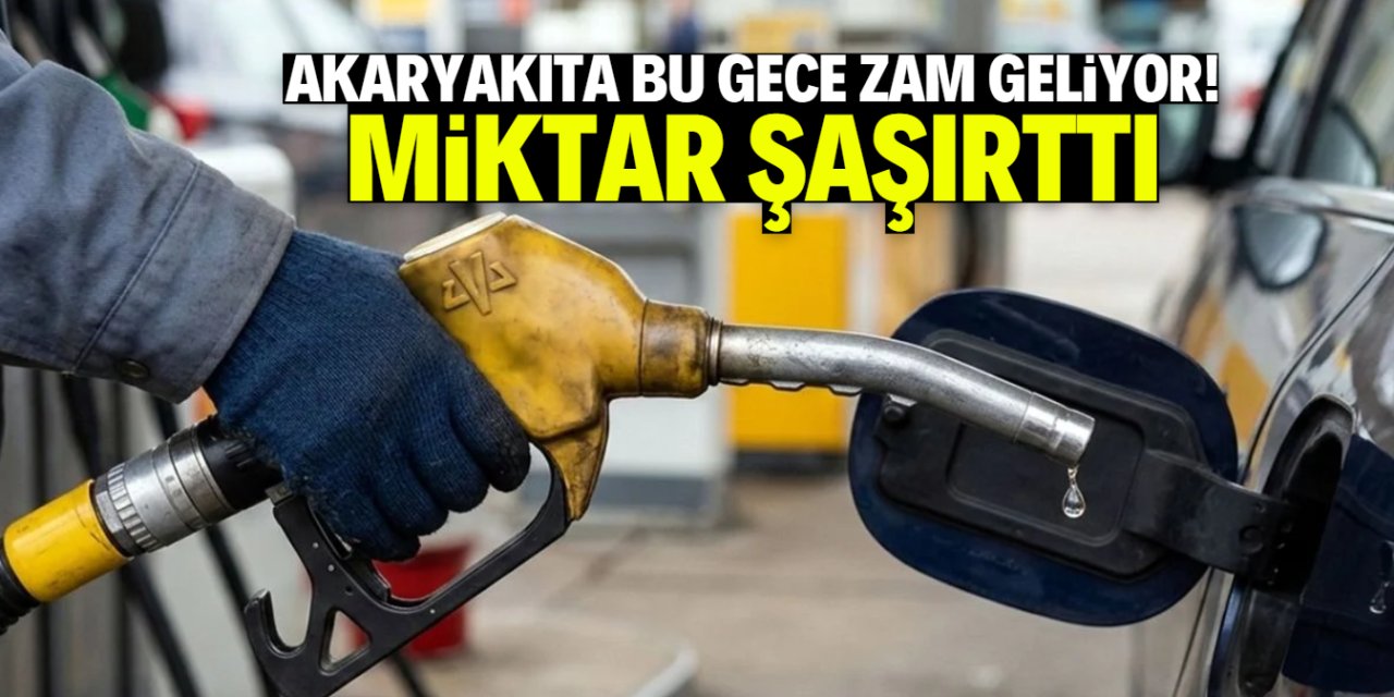 Akaryakıta indirim kısa sürdü! Bu gece zam geliyor