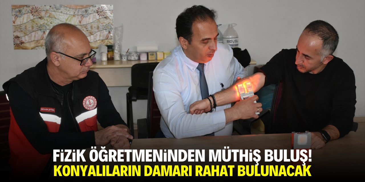 Fizik öğretmeninden müthiş buluş! Konyalıların damarı rahat bulunacak
