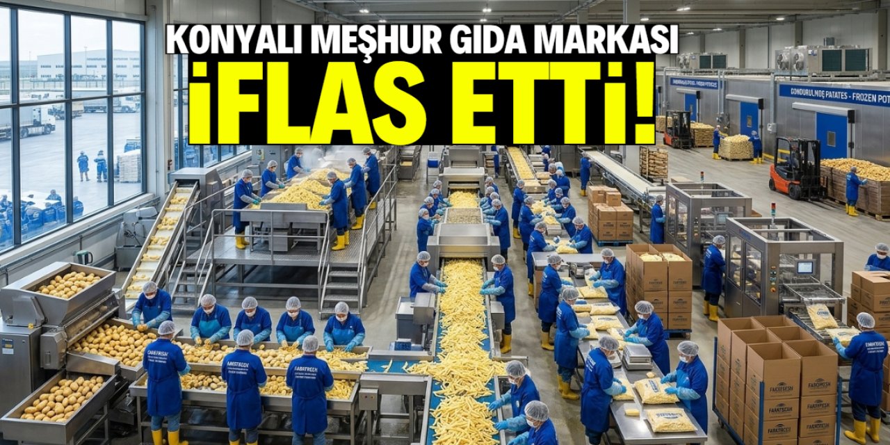 Konya'dan dünyaya gıda ürünleri satan marka iflas etti