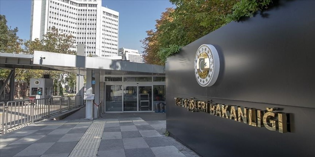 Dışişleri Bakanlığı, İsrail'i güçlü şekilde kınadı