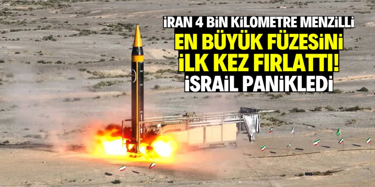 İran gizlediği füzeyi ilk kez fırlattı! 4 bin kilometre menzili var