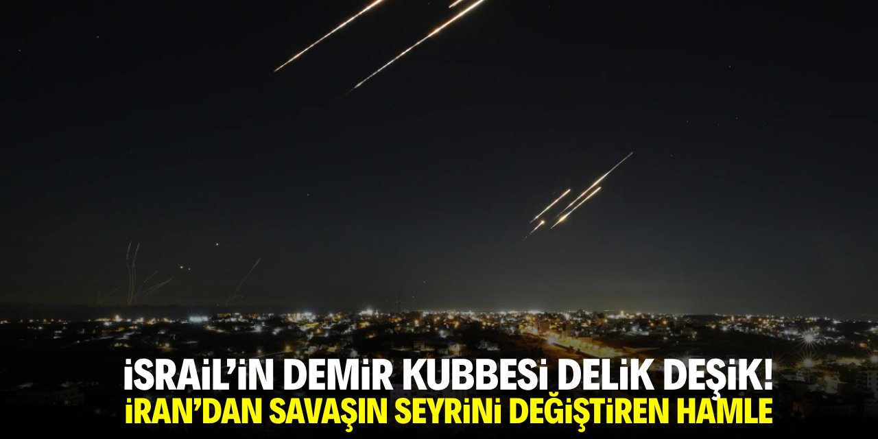 Demir Kubbe delik deşik! İran'dan İsrail'e büyük misilleme