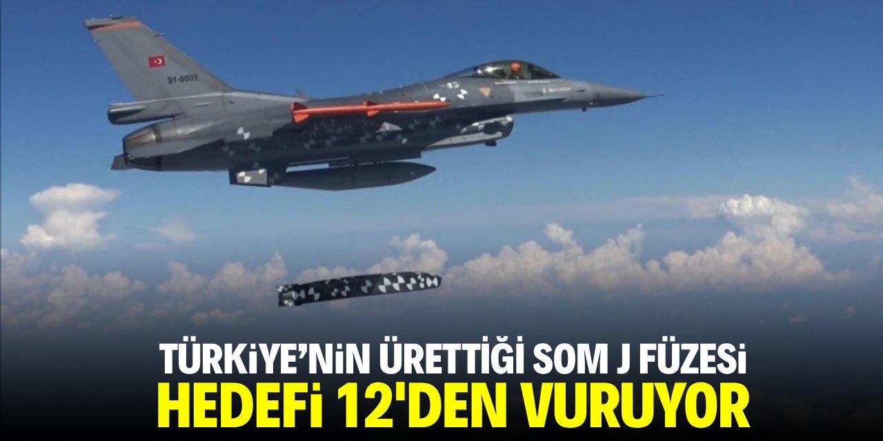 Türkiye'nin ürettiği Som J füzesi hedefi 12'den vuruyor
