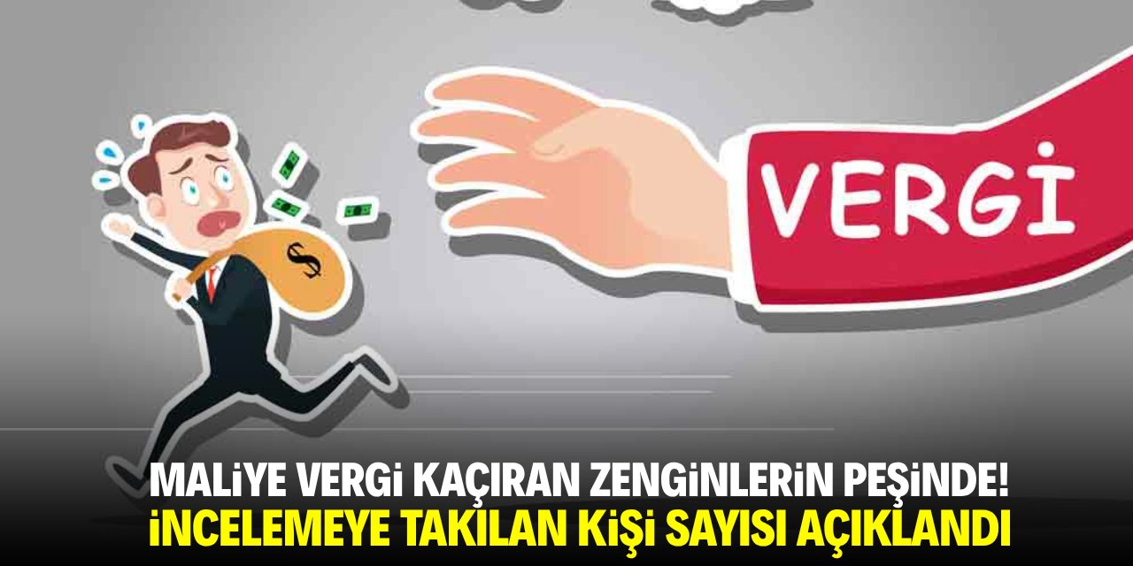 Maliye vergi kaçıran zenginlerin peşinde! İncelemeye takılan kişi sayısı açıklandı
