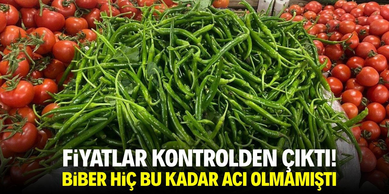 Fiyatlar kontrolden çıktı! Biber hiç bu kadar acı olmamıştı