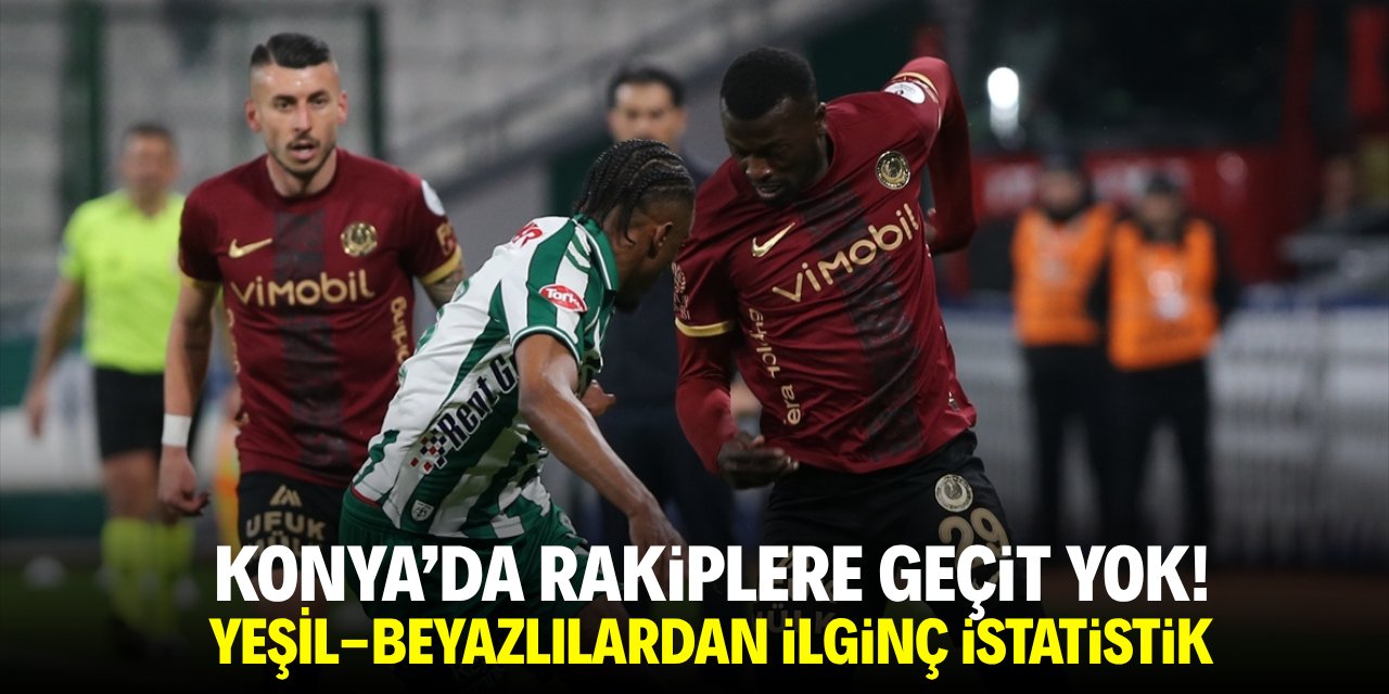 Konyaspor evinde geçit vermiyor! Yeşil-beyazlılardan ilginç istatistik